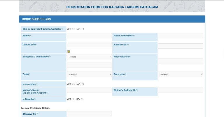 Telangana Kalyana Lakshmi Scheme 2025: Check Eligibilty, Benefits & Apply Online