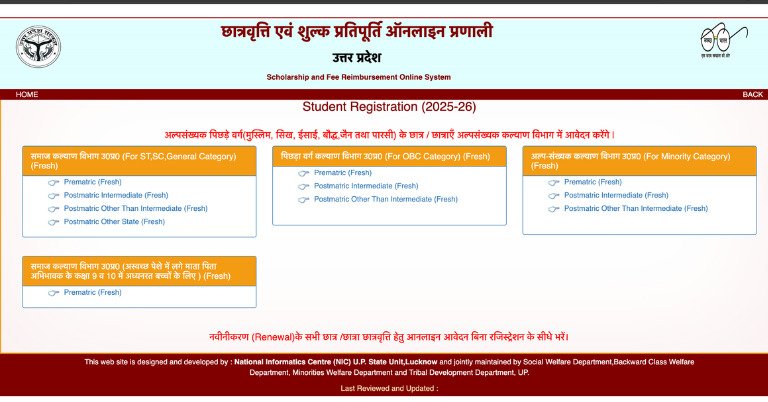 UP Scholarship Payment Status 2025